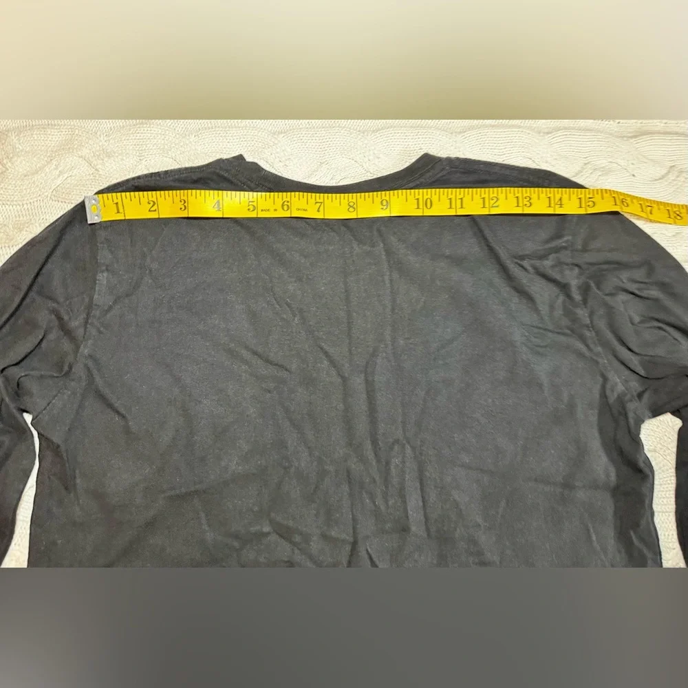 Kid’s Black Long Sleeve Funny Graphic Tee #1592
